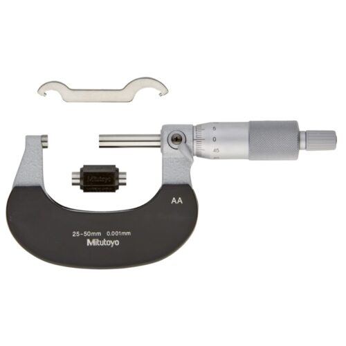 Mitutoyo 25 - 50mm x 0.001mm Outside Micrometer
