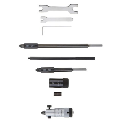 Mitutoyo Inside Micrometer Set 50-200mm Interchangeable Rod Type