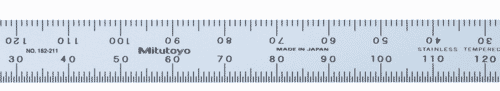 Mitutoyo steel rule 450mm