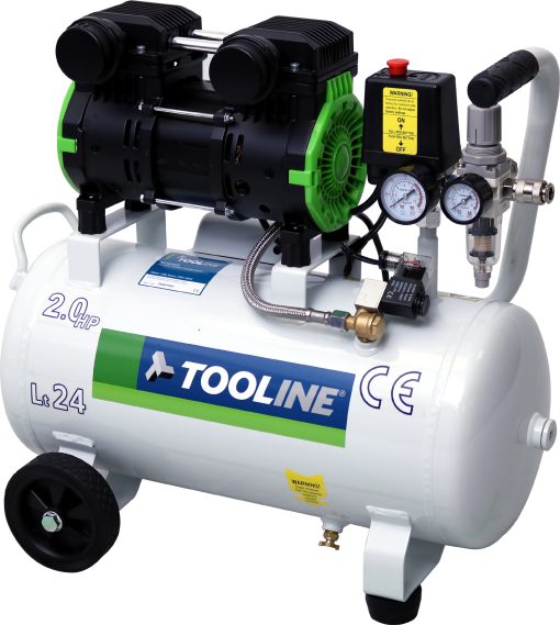 Tooline AC1524OL 24L Oilless Compressor