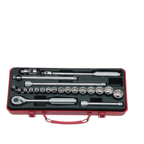 Koken 3210M Socket Set 6 & 12pt 22pc 3/8"Dr 6pt 6-12mm & 12pt 13-22mm