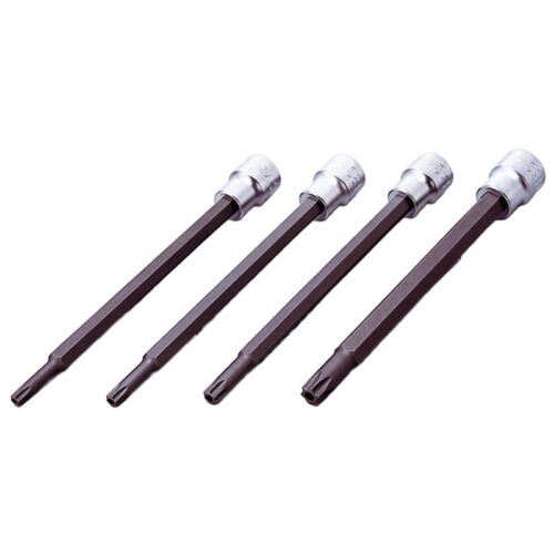 Koken 3247 Tamper Proof Torx Bit Socket Set 4pc 3/8"Dr TH27-TH50