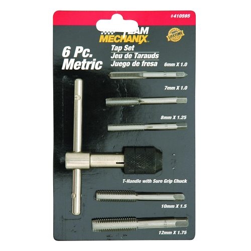 6pc Metric Tap Set