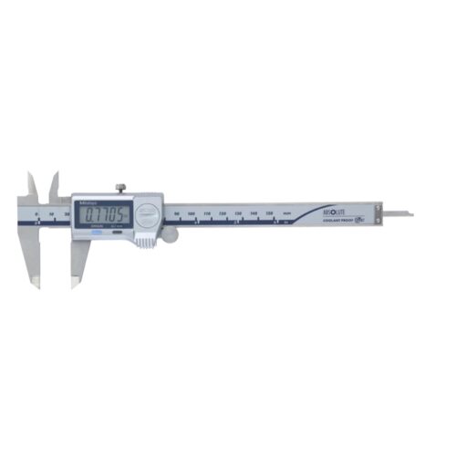 Mitutoyo Digital Caliper 6"/150mm x .0005" / 0.01mm IP67 Coolant Proof without Data Output