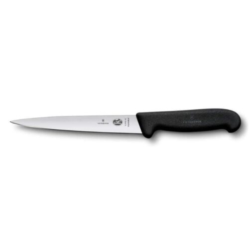 Victorinox Filleting Knife 5.3703.20cm Black Handle