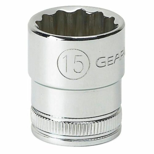 GEARWRENCH 3/8In Drive 12 Point Standard Metric Socket 18mm