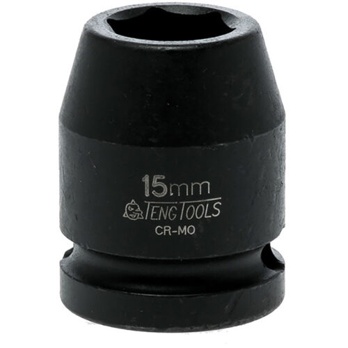 Teng 1/2in Dr. Impact Socket 15mm DIN