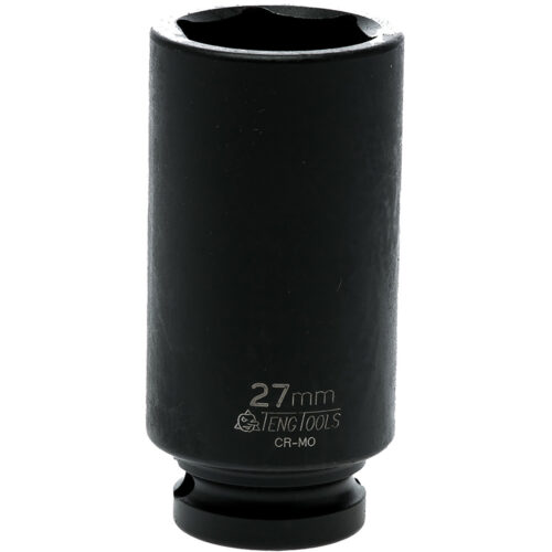 Teng 1/2in Dr. Deep Impact Socket 27mm DIN