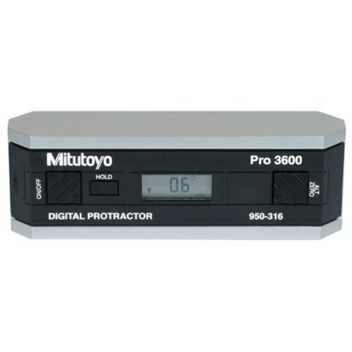 Mitutoyo PRO3600 Digimatic Protractor 0.01 deg High Accuracy with Data Output