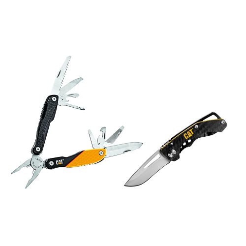 Cat Multi Tool and Folding Skeleton Knife Set