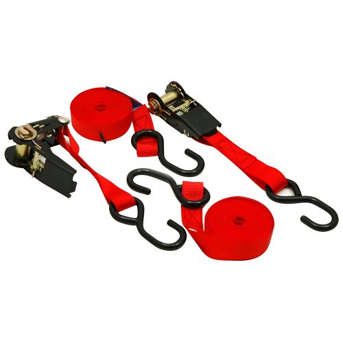 2pc Ratchet Tie Down Set