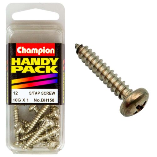 Champion 10G x 1 S/Tap Set Screw - Pan HD