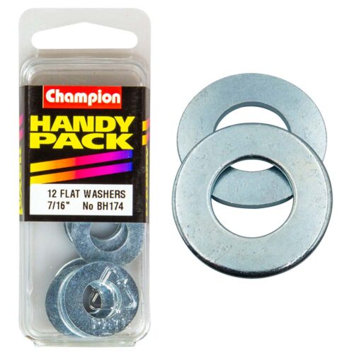 Champion 7/16in Flat Steel Washer