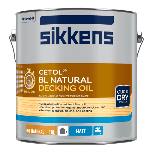 Sikkens BL Natural Decking Oil - Natural 10L