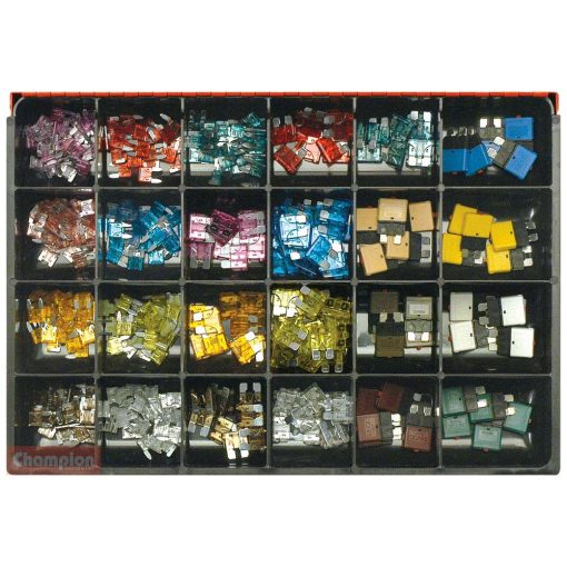Champion Master Kit  400pc Auto Blade Fuse Asst 3-30Amp