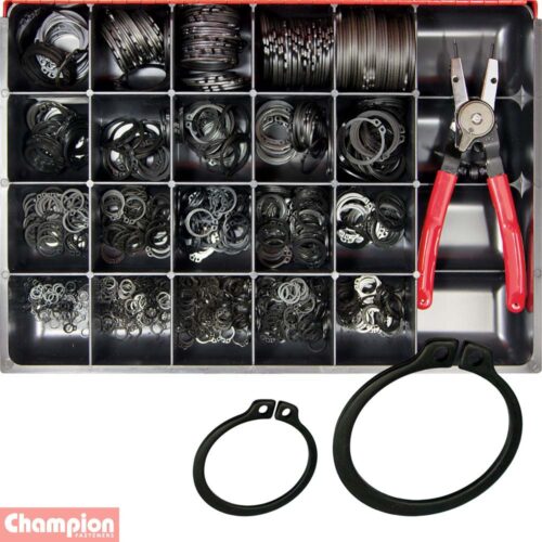 Champion Master Kit 926pc Metric External Circlip Assortment