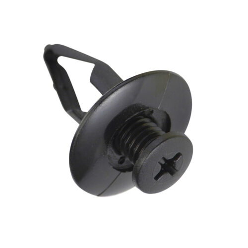 Champion Scrivet Clip Black 17mm Head x 10mm - 50pk