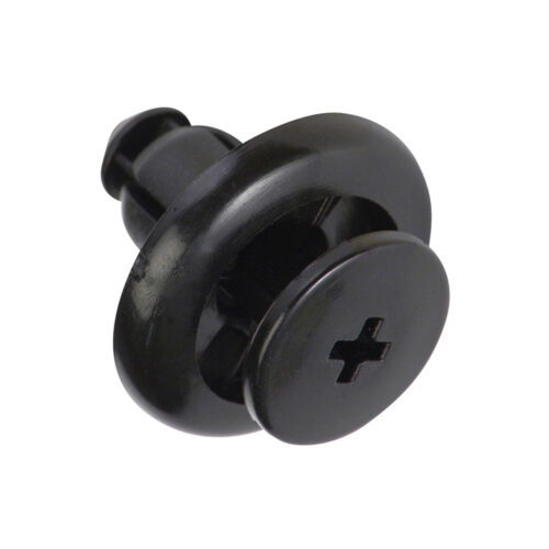 Champion Push Rivet Black 20mm Head x 9mm - 50pk