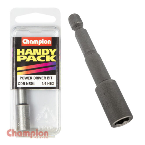 Champion Driver Bits 1/4 Hex Magnetic