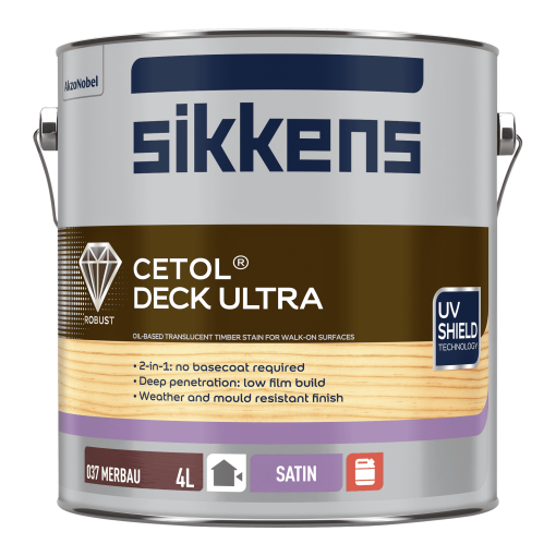 Sikkens Cetol Deck Ultra - Merbau 4L