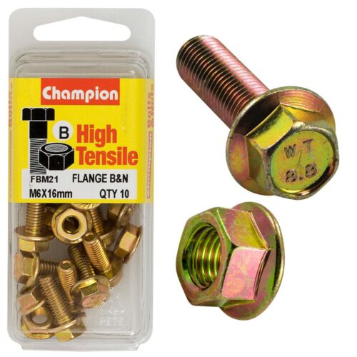Champion Flange Bolt M6 x 16 (B) - GR8.8