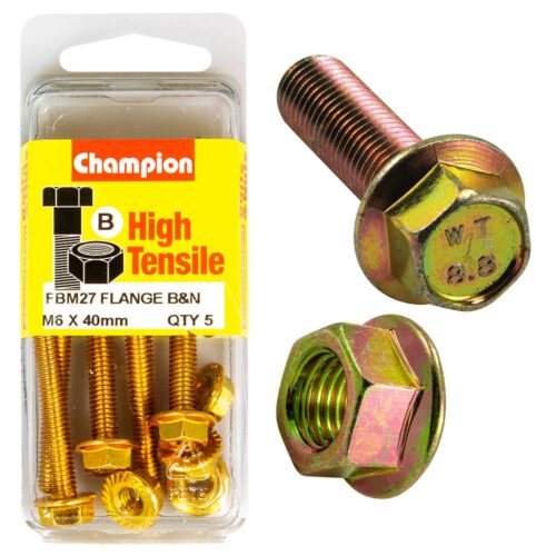 Champion Flange Bolt M6 x 40 (B) - GR8.8