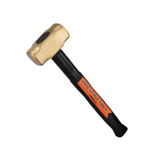 Groz Indestructible Handle Brass Head Hammer 2.5lb/1.1kg