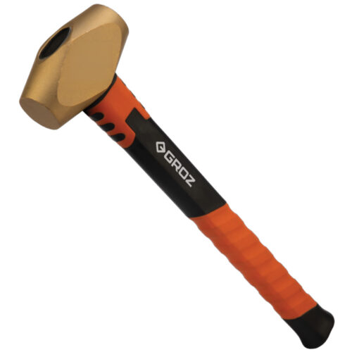 Groz Automotive Brass Hammer- Fully Forged Brass Head 1.8kg
