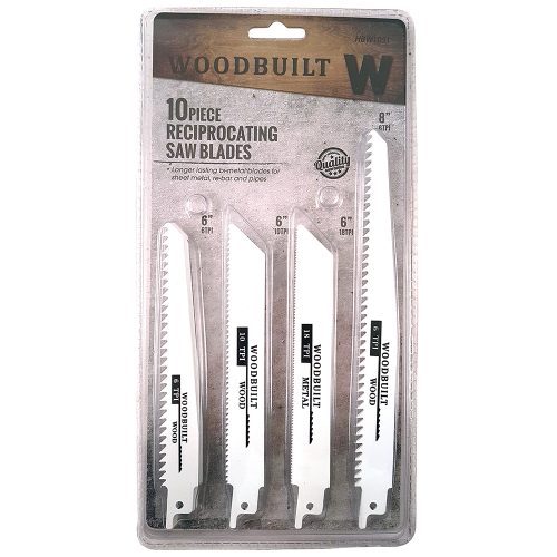 10pc Reciprocating Saw Blades