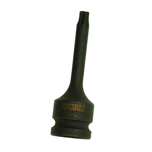 1/2" Dr x T-40 Male Torx Long Series Impact Socket