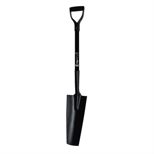Farm Trade Spade Steel Shaft  -  Long Nose D Handle