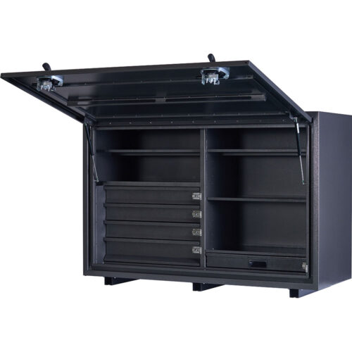 KABoxes 1400 Series 4 Drawer 5 Shelves - Charcoal Grey