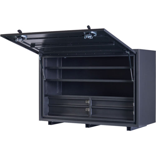 KABoxes 1400 Series 4 Drawers & 2 Shelves - Charcoal Grey