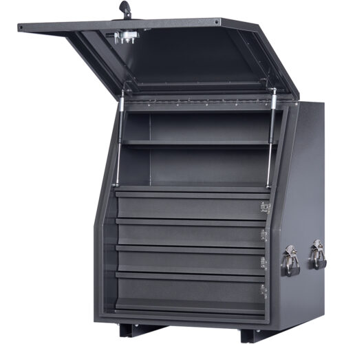 KABoxes 715 Series 4 Drawer 2 Shelves - Charcoal Grey