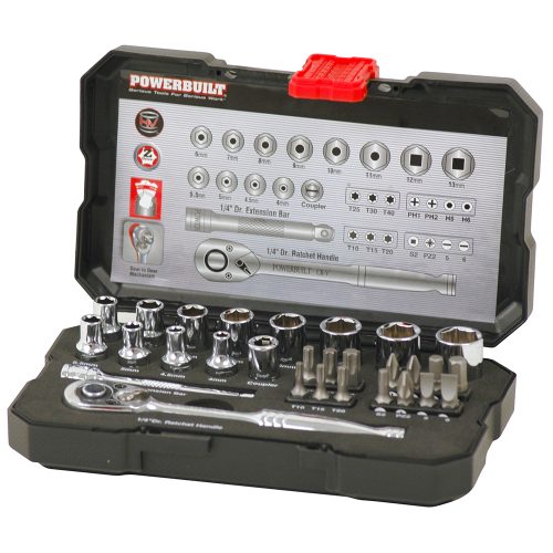 1/4” Dr 30pc Metric Socket Set