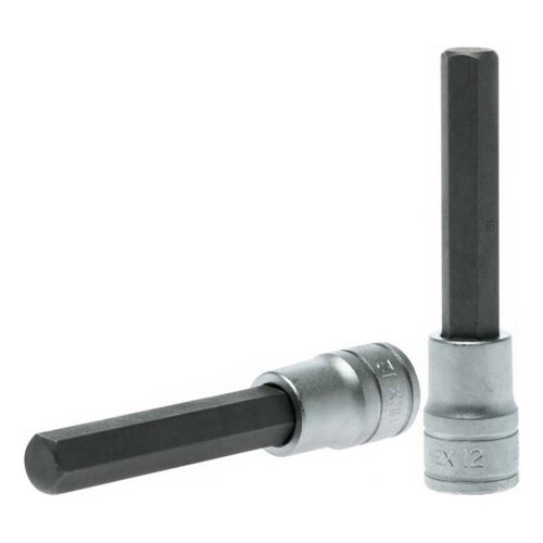 Teng 1/2in Dr. Bit Socket Hex 12mm x 100mm (L)