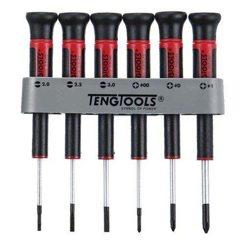 Teng 6pc MD Mini Screwdriver Set w/ Holder