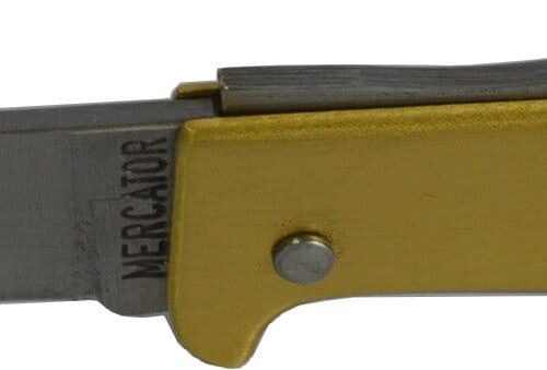 Mercator Pocket Knife Locking Blade Brass Body German