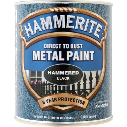 Hammerite Hammered 750ml Black