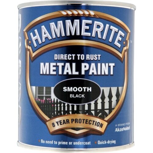 Hammerite Smooth 750ml Black