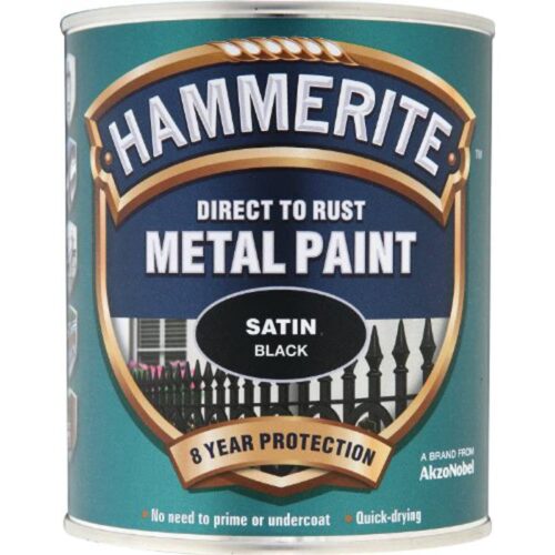 Hammerite Satin 750ml Black