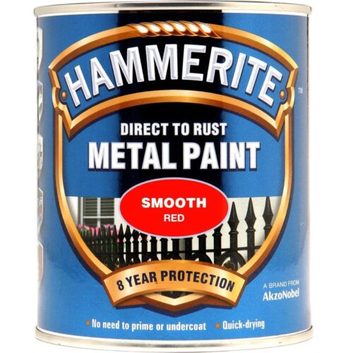 Hammerite Smooth 750ml Red