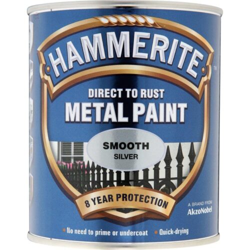 Hammerite Smooth 750ml Silver