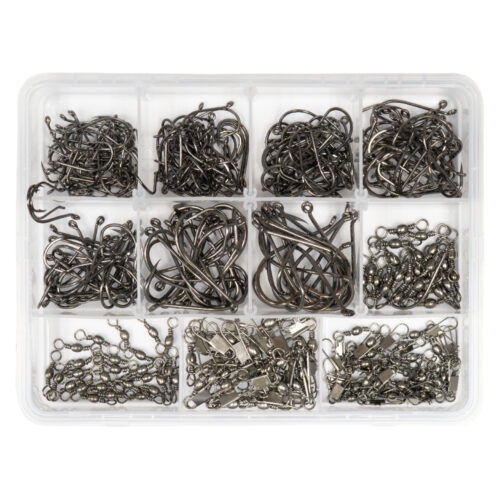 TacklePro 340pc Fishing Tackle Pack Assortment