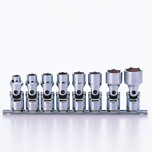 Koken RS3440M/8 Universal Socket Set On Rail 8pc 3/8"Dr 8-19mm