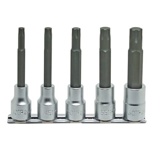 Koken RS4025/5IP Torx Plus Bit Socket Set on Rail 5pc 1/2"Dr 40IP-60IP 100mm
