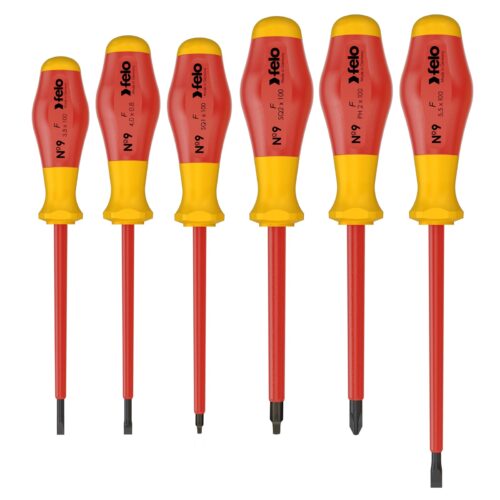 Felo 913 Screwdriver Set 6pc VDE Insulated