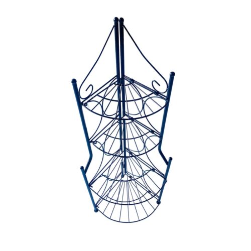 Omni Stand Plant Iron 4 Tier Black