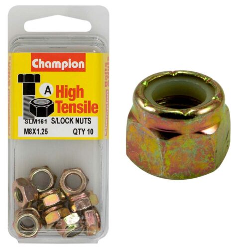 Champion Nyloc Nut M8 x 1.25 (A) - GR8.8