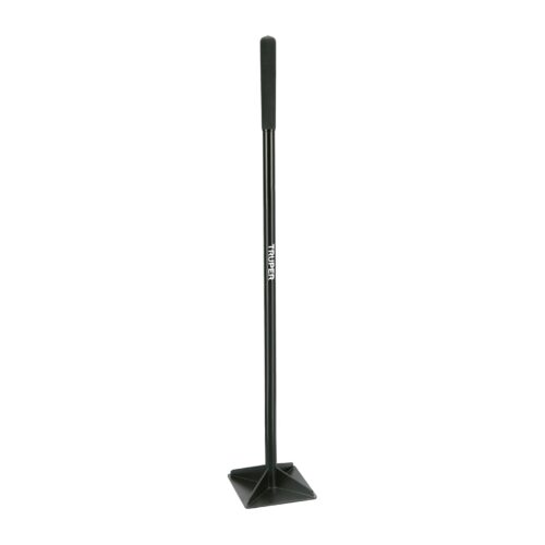 Truper Tamper 200mm Square with 1240mm Steel Handle 12lb